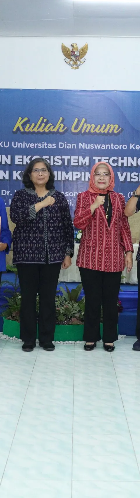 Rektor Udinus dan PJ Wali Kota Kediri Ajak Gen-Z Pahami Ekosistem Technopreneur