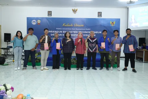 Rektor Udinus dan PJ Wali Kota Kediri Ajak Gen-Z Pahami Ekosistem Technopreneur