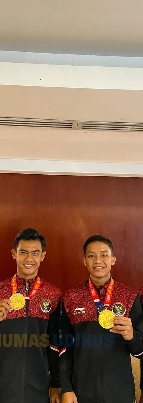 TEKUK THAILAND DI FINAL, TIGA MAHASISWA UDINUS HAPUS DAHAGA INDONESIA RAIH EMAS SEA GAMES 2023