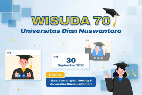Wisuda 70 Universitas Dian Nuswantoro
