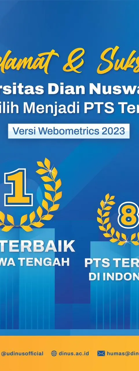 DINOBATKAN SEBAGAI 10 PTS TERBAIK DI INDONESIA, UDINUS SIAP PACU DAN HASILKAN PENELITIAN BERKUALITAS