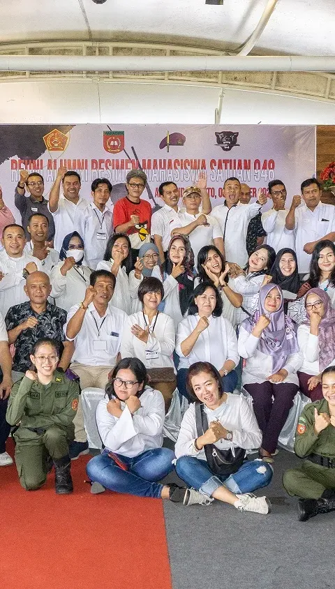 ALUMNI MENWA SATUAN 948 MK UDINUS GELAR REUNI AKBAR ERATKAN TALI SILATURAHMI