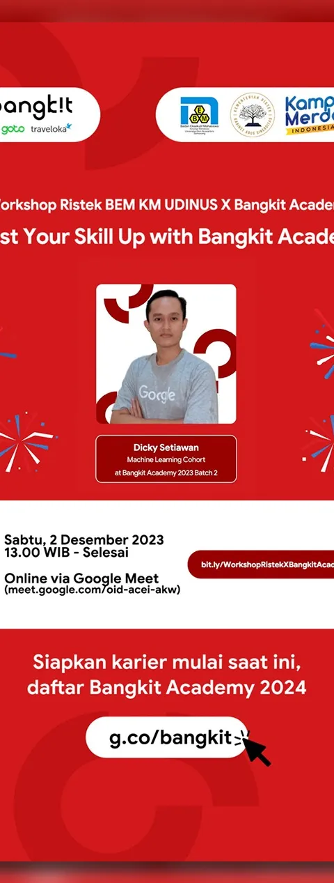 BEM KM Udinus Ajak Kamu Kenali Bangkit Academy 2024