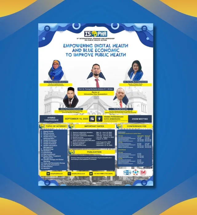 Udinus Gelar ISWHOPHA 2025, Hadirkan Pakar Kesehatan dari 4 Negara