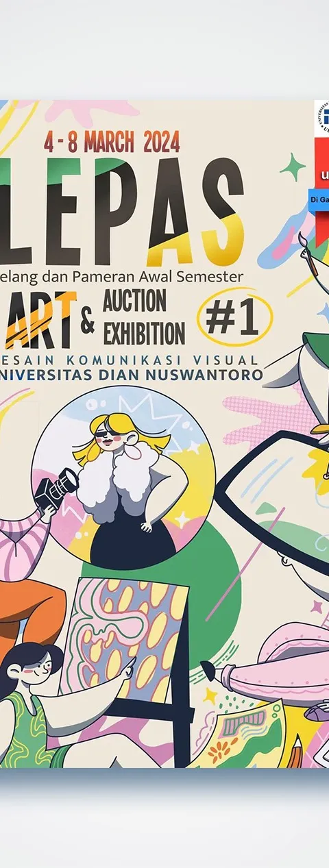Mahasiwa DKV Udinus ‘LEPAS’ Karya-Karya Mereka