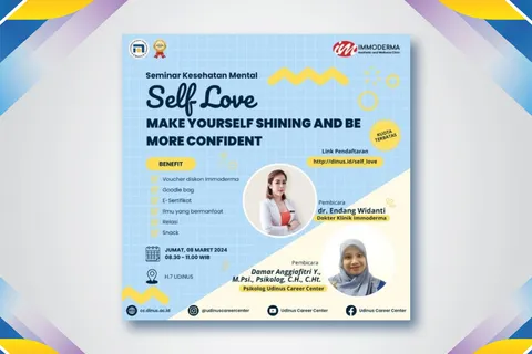 Pahami dan Pelajari Kesehatan Mental Bersama Udinus Career Center Lewat Seminar Nasional