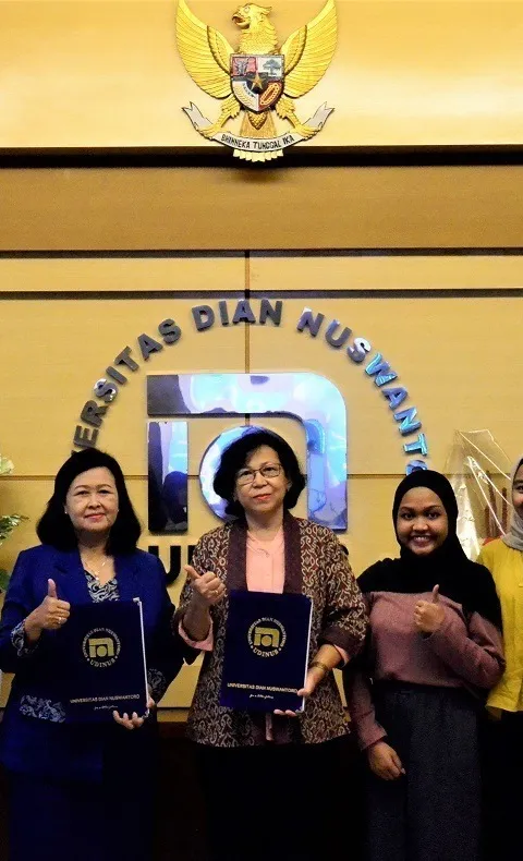 UDINUS KERJA SAMA DENGAN YKAI, FASILITASI BEASISWA PENUH DARI COLRUYT GROUP BELGIA