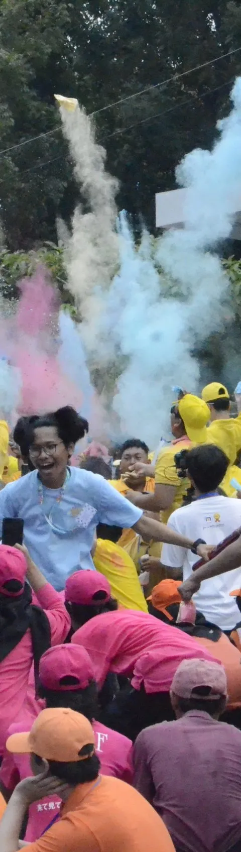 Meriah! Color Battle Sambut Mahasiswa Baru FIK Udinus