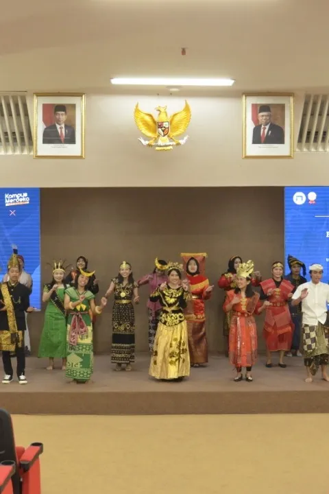 Pelepasan Peserta PMM 3 Udinus Diwarnai Seni Pentas dari Berbagai Budaya