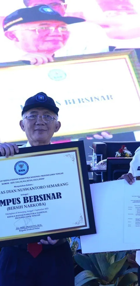 KULIAH UMUM DINUS INSIDE 2023, KEPALA BNN JATENG ANUGRAHI UDINUS JADI KAMPUS BERSINAR