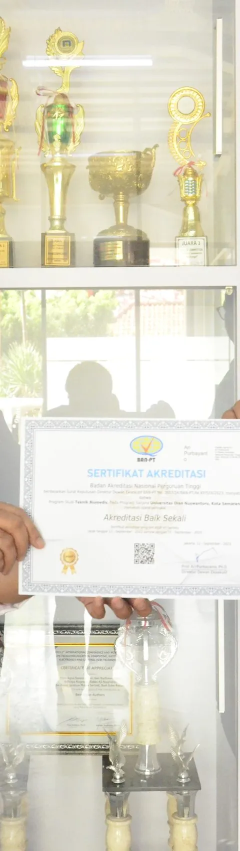 PRODI S-1 TEKNIK BIOMEDIS UDINUS RAIH AKREDITASI BAIK SEKALI