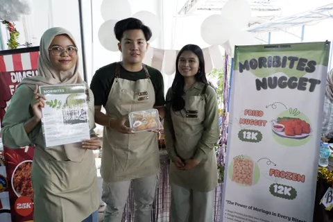 Manfaatkan Daun Kelor, Mori Bites Nugget inovasi Mahasiswa Udinus Hadir sebagai Makanan Cegah Stunting
