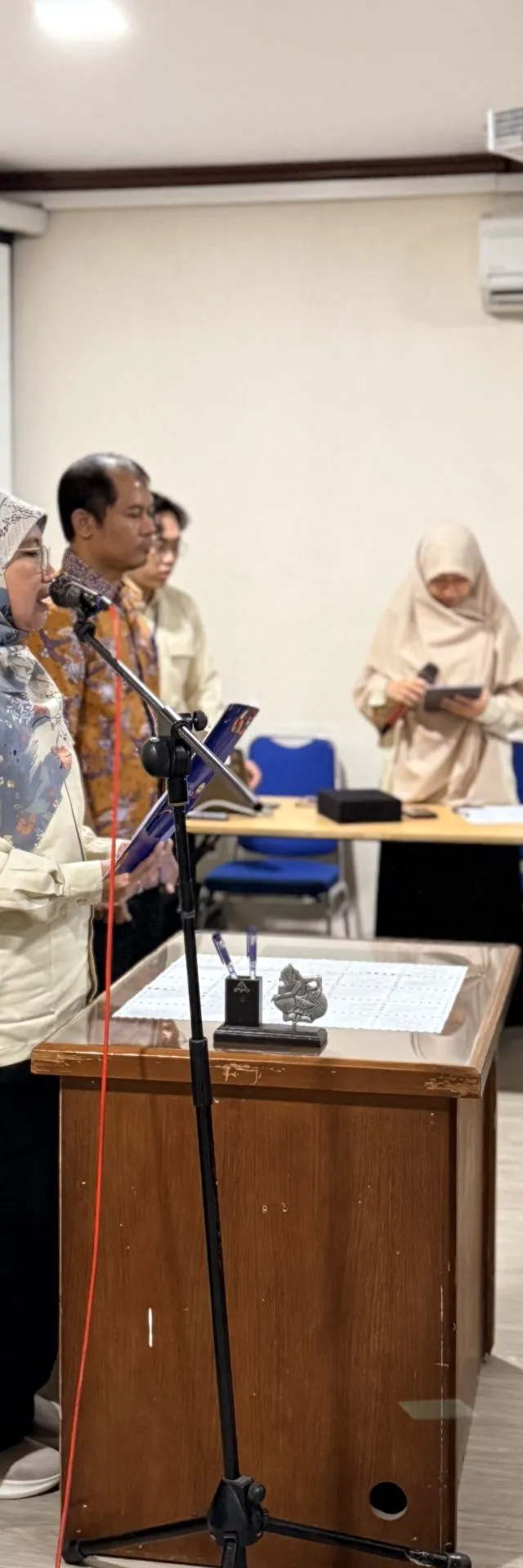 57 Mahasiswa D3 Rekam Medis Udinus Ikuti Ucap Janji Profesi, Siap Jaga Kerahasiaan Data Pasien 