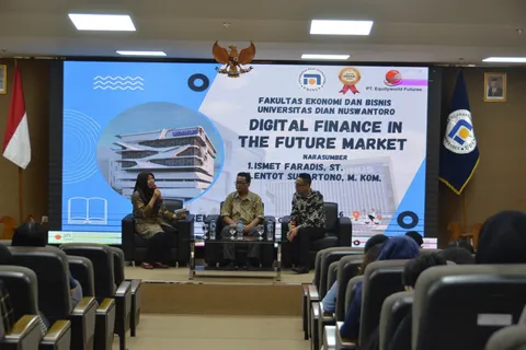 FEB Udinus Gandeng PT. Equityworld Futures Berikan Pemahaman Pasar Komoditi Kepada Mahasiswa
