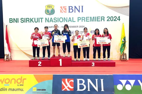 Atlet Bulu Tangkis Udinus Ra Juara di Ajang BNI Sirnas DKI Jakarta 2024
