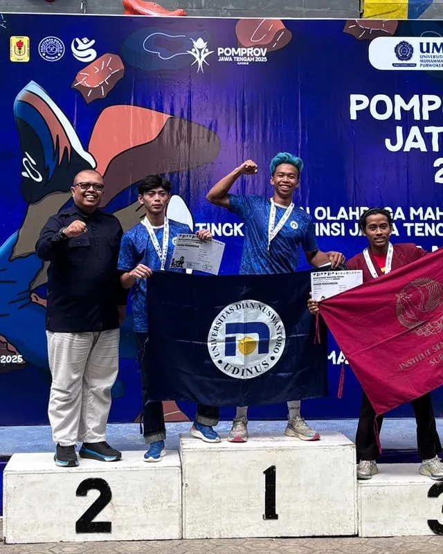 Empat Medali Berhasil Disumbangkan Dua Atlet Panjat Tebing di Pomprov Jateng 2025