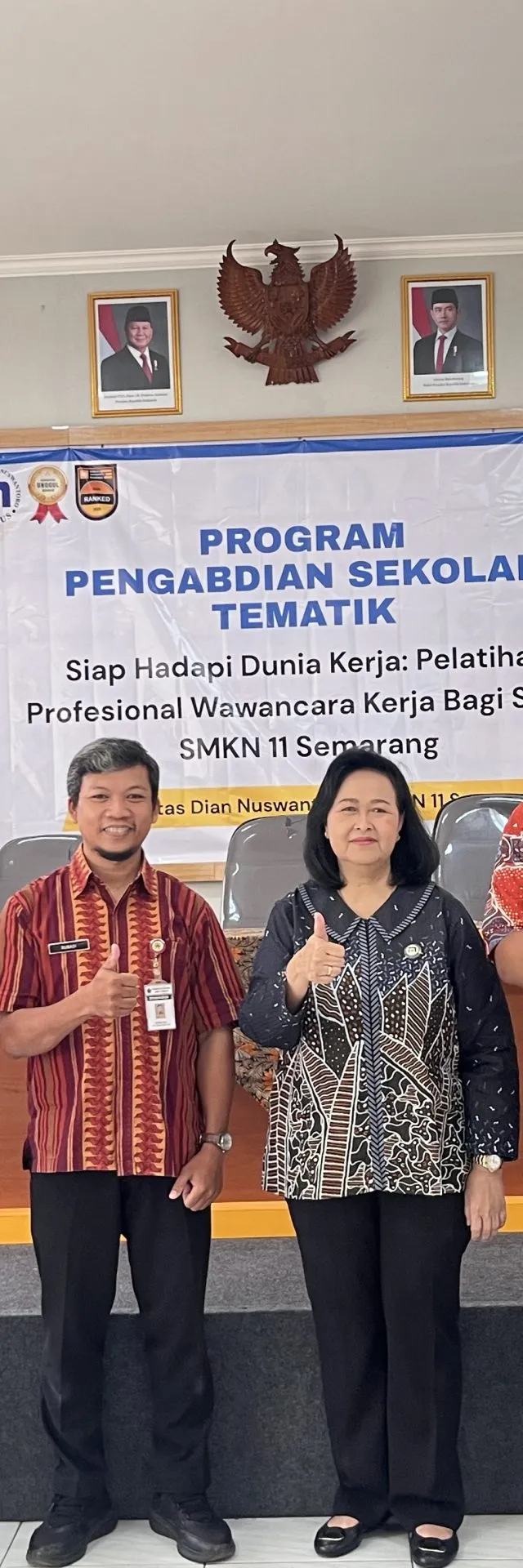 FEB Udinus Latih Wawancara Kerja dan Penyusunan CV di SMK, Siapkan Lulusan Vokasi Jadi Profesional