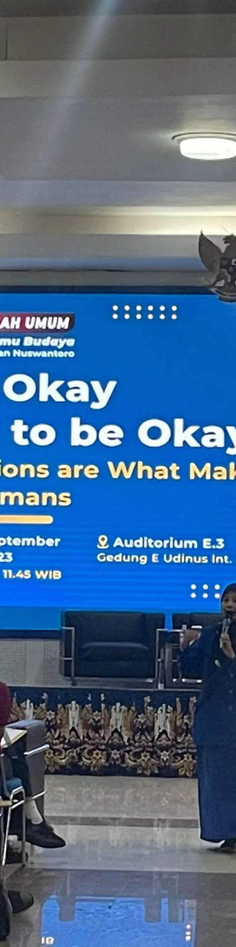 FIB UDINUS TEGASKAN PENTINGNYA KESEHATAN MENTAL BAGI MAHASISWA BARU FIB
