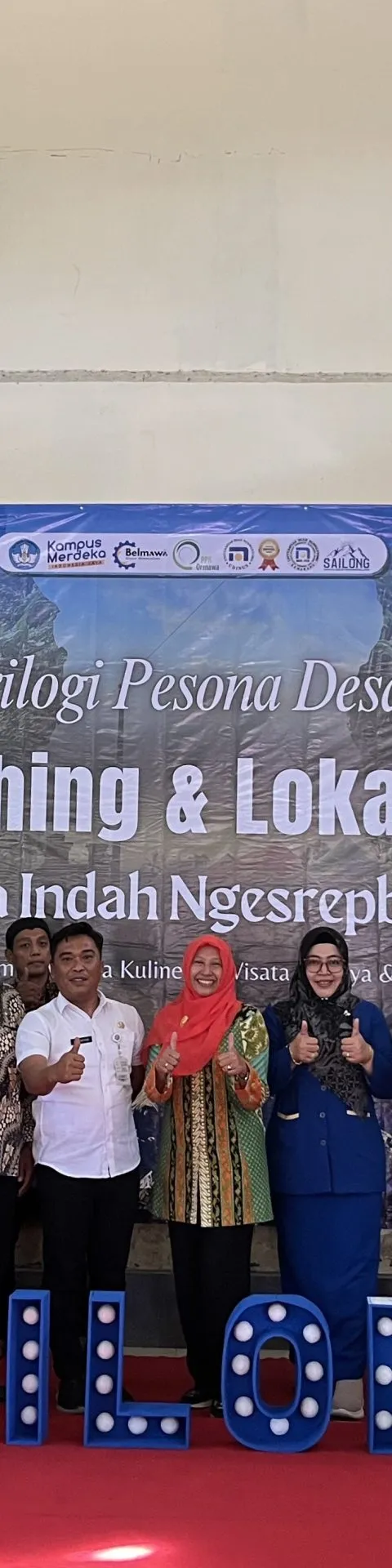 Launching Trilogi Pesona, ini yang dilakukan PPKO BEM FEB Udinus di Desa Ngesrepbalong