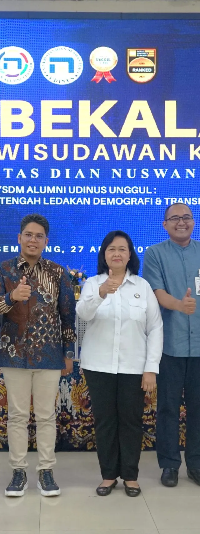 Persiapkan Lulusan Unggul, Calon Wisudawan Udinus ke-87 Dibekali Strategi Hadapi Dunia Kerja
