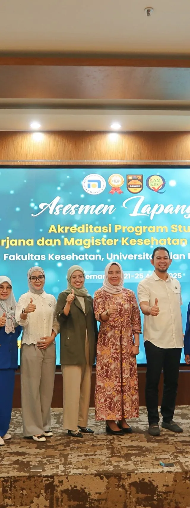 LAM-PTKes Sukses Gelar Asesmen Lapangan untuk Program Sarjana dan Magister Kesehatan Masyarakat Udinus