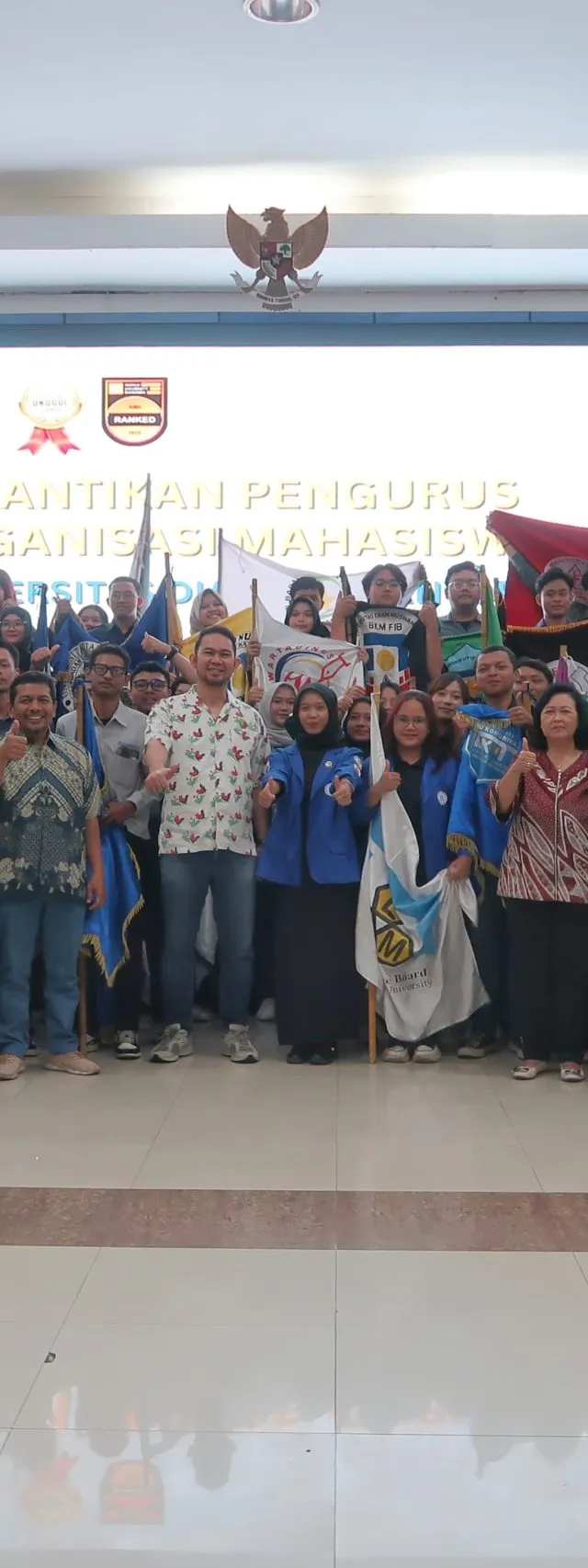 Rektor Udinus Lantik 80 Ketua Baru Ormawa Udinus, Rangkul untuk Ciptakan Perubahan