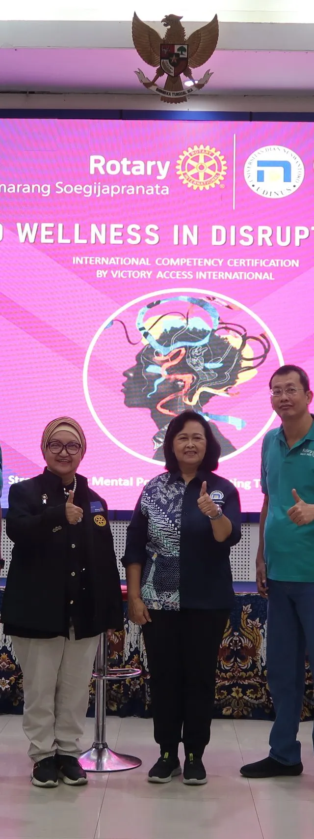 Seminar Internasional Rotary Club di Udinus, Ajak Mahasiswa Pahami Kesehatan Mental
