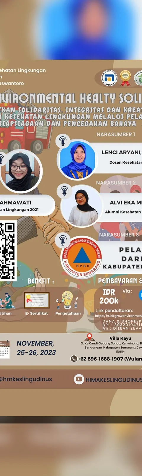 ‘GEHS’ HM Kesling Ajak Mahasiswa Peduli Terhadap Sesama