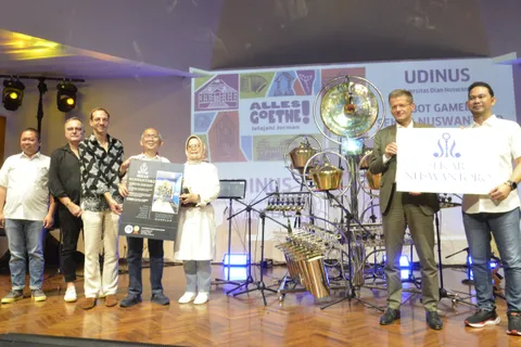 Udinus Hibahkan Robot Gamelan Sekar Nuswantoro ke Goethe-Institut, Pererat Hubungan Bilateral Indonesia-Jerman