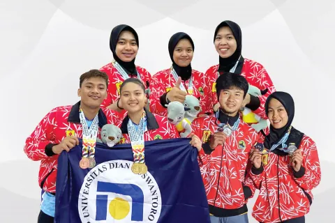 UDINUS SUKSES JADI TUAN RUMAH POMPROV JATENG 2022 CABOR TAEKWONDO