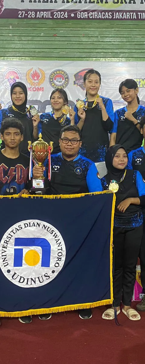 Borong Puluhan Medali di Ajang ISSC Kemenpora, Udinus Dinobatkan Juara Umum Dua