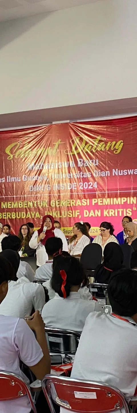Sambut Mahasiswa Baru, FIB Udinus Tekankan Pentingnya Softskill di Dinus Inside 2024