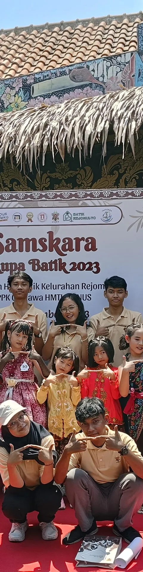 TIM PPKO HMTI UDINUS LAUNCHING WEBSITE JARICTKU.COM, BISA COBA BATIK SECARA VIRTUAL