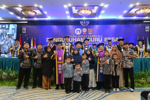 Awali 2026 dengan Gemilang, Udinus Perkuat Pilar Akademik Melalui Pengukuhan 3 Guru Besar Baru
