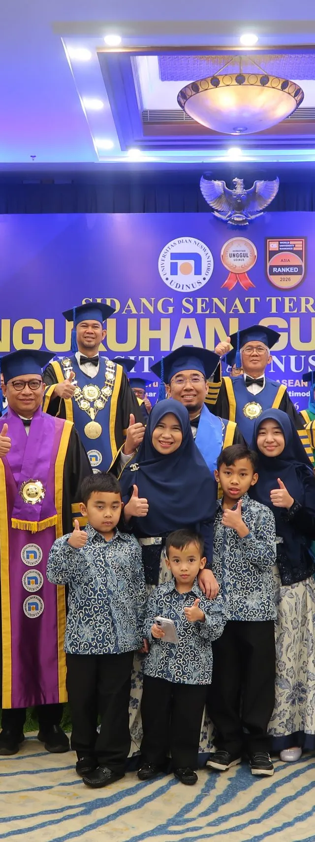 Awali 2026 dengan Gemilang, Udinus Perkuat Pilar Akademik Melalui Pengukuhan 3 Guru Besar Baru