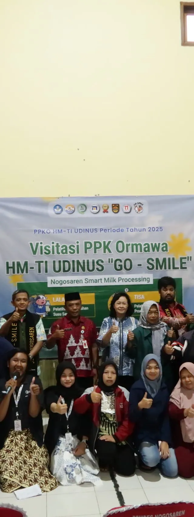 Sulap Desa Nogosaren Jadi Desa Wirausaha, Tim PPKO HMTI Udinus Tuai Apresiasi Belmawa