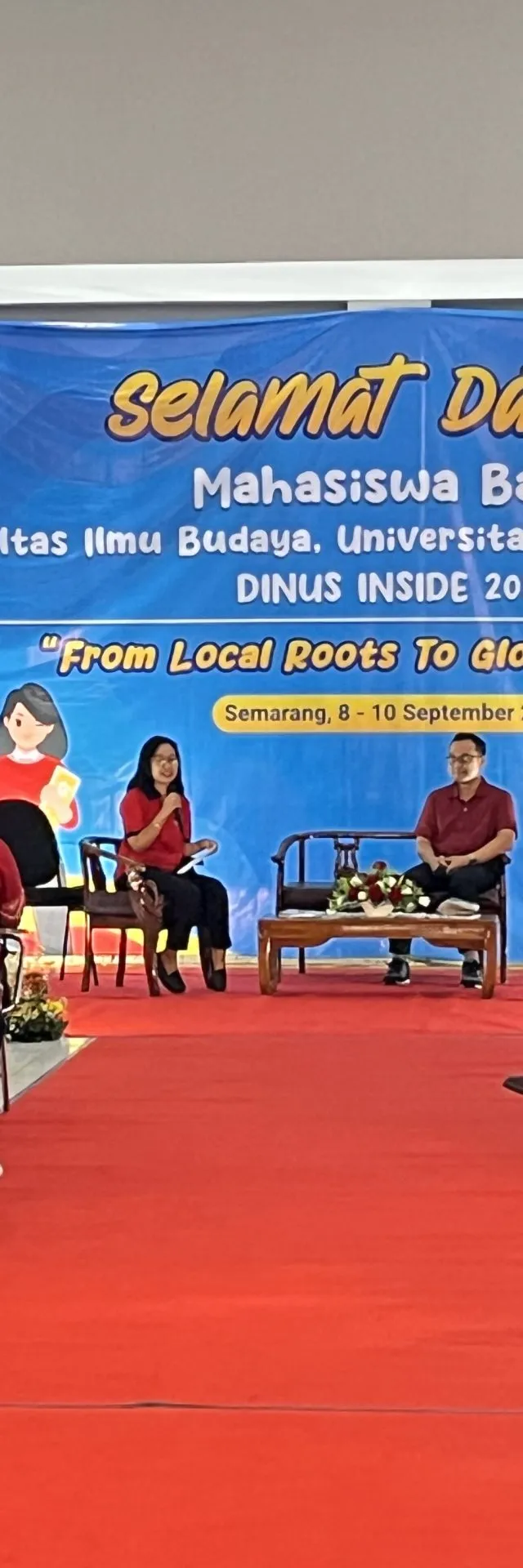 Dinus Inside Hari Ketiga, Mahasiswa Baru FIB Diberi Pemahaman Cross Cultural