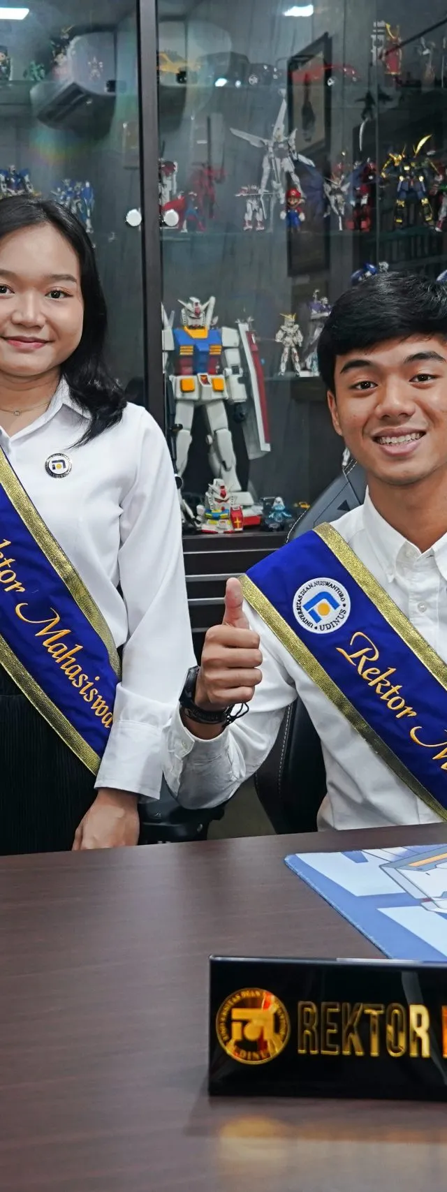 Mahasiswa Jadi Rektor Udinus Sehari! Jalankan Peran Jadi Orang Nomor Satu di Kampus
