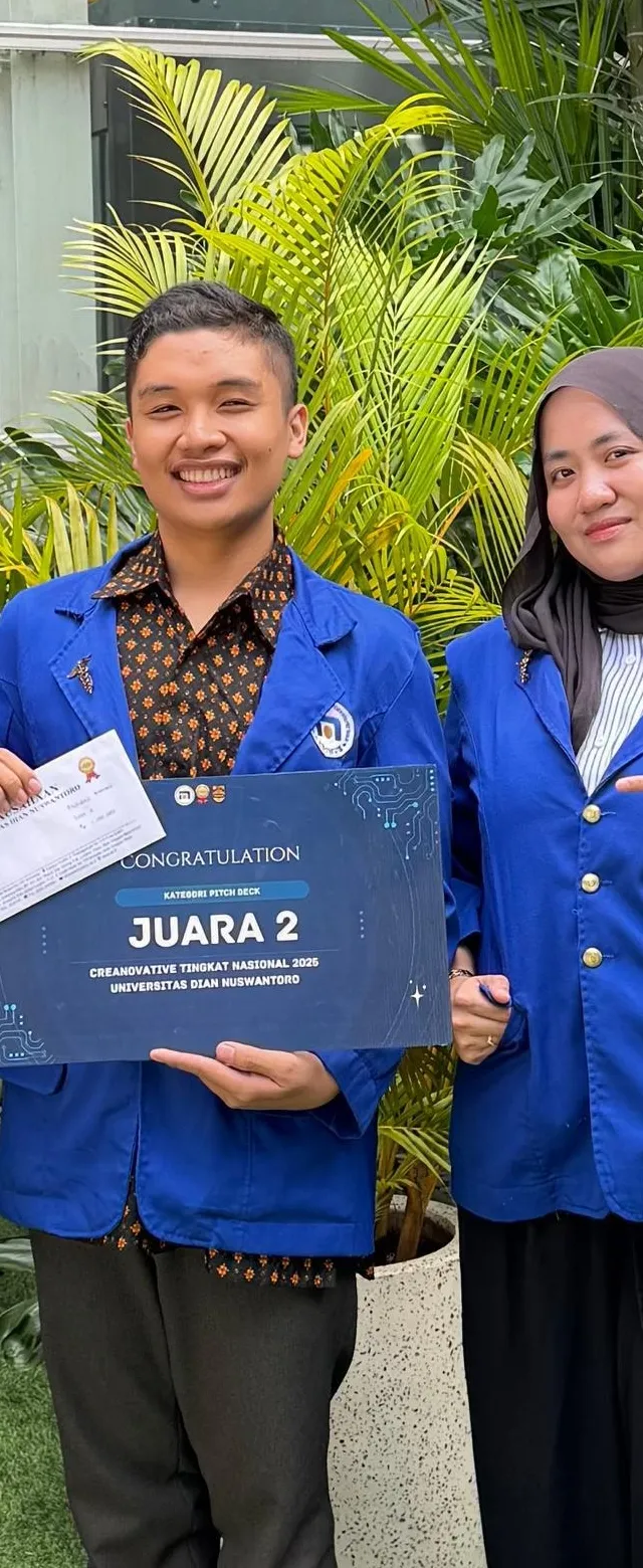 Usung Ide Kesehatan Digital Berbasis SaaS, Mahasiswa FK Udinus Raih Juara pada Creanovative 2025