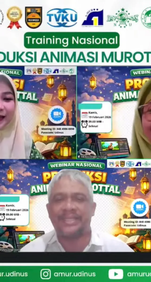 Udinus Gandeng PP Pergunu, Hadirkan Training Animasi Murottal untuk Dakwah Digital