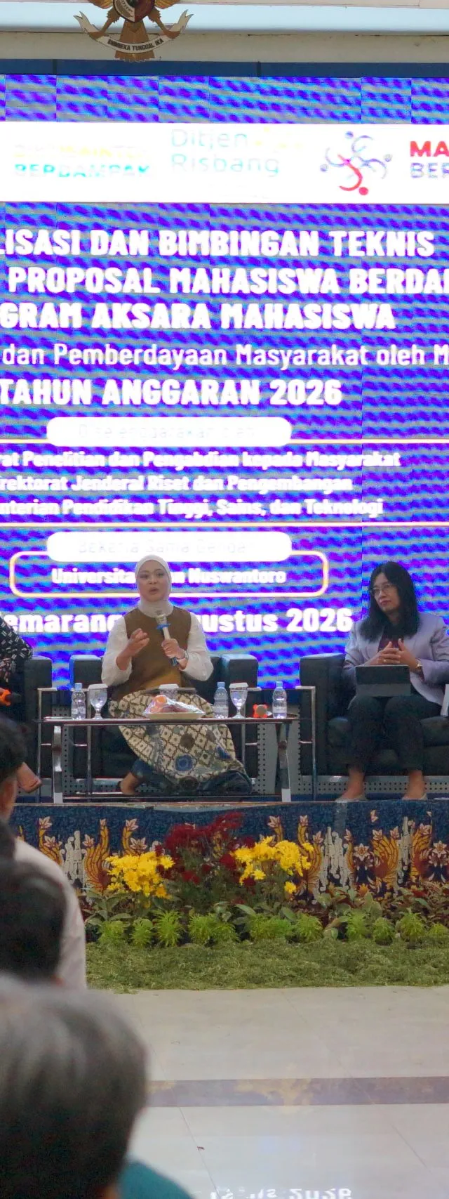 Kemdiktisaintek Gelar Sosialisasi Program Aksara Mahasiswa Berdampak 2026 di Udinus