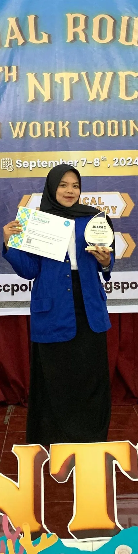 Kuasai Bidang Terminologi Medis, Cahya Raih Juara NTWCC 2024 di Malang
