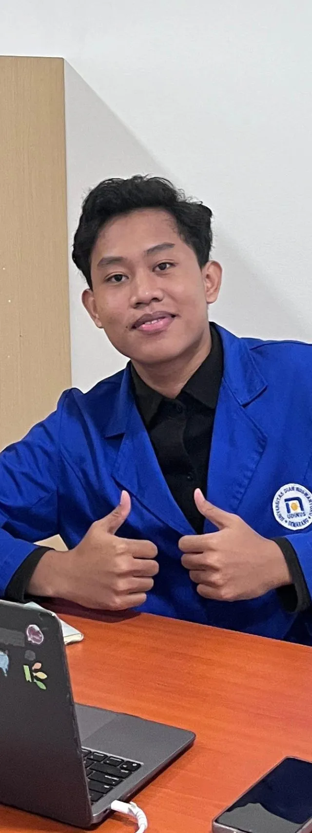 Mahasiswa RMIK Udinus Yefta, Kembangkan Aplikasi untuk Permudah Pelayanan Kesehatan