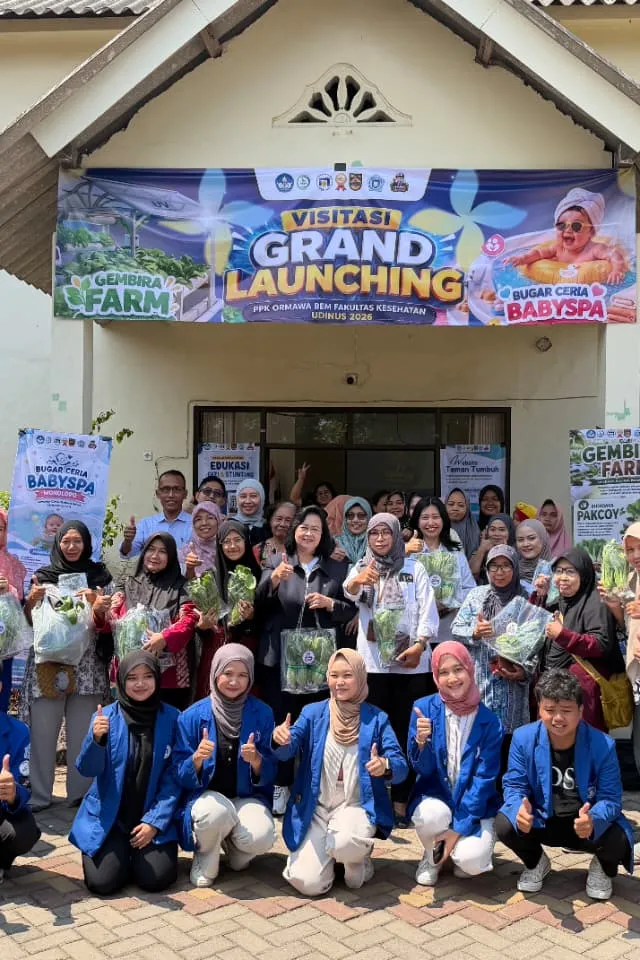 Tim PPK Ormawa BEM FKes Udinus Tekan Angka Stunting di Kelurahan Wonolopo
