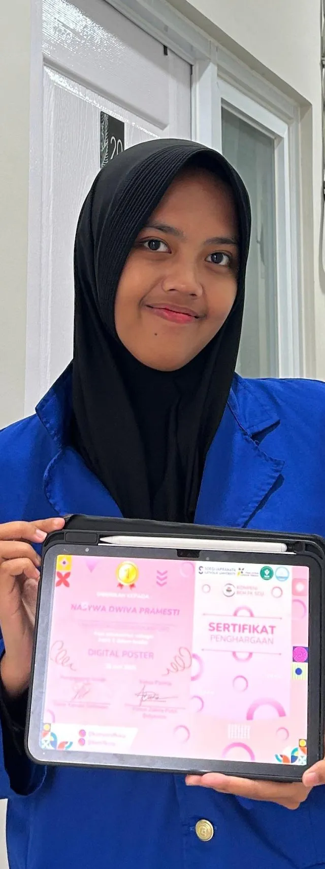 Mahasiswa FK Udinus Nasywa, Aplikasikan Kemampuan Seni Visual di Dunia Kedokteran