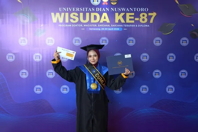 Najma Amira, Lulusan Teknik Informatika Udinus Raih Prestasi Akademik hingga Pengalaman Internasional