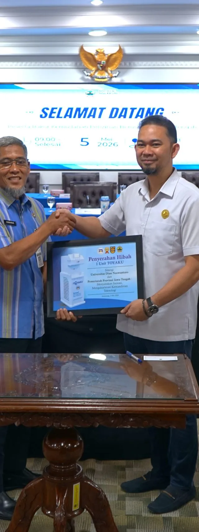 Pemprov Jateng Apresiasi Inovasi Toyaku dari Udinus, Solusi Krisis Air Hadapi Musim Kemarau