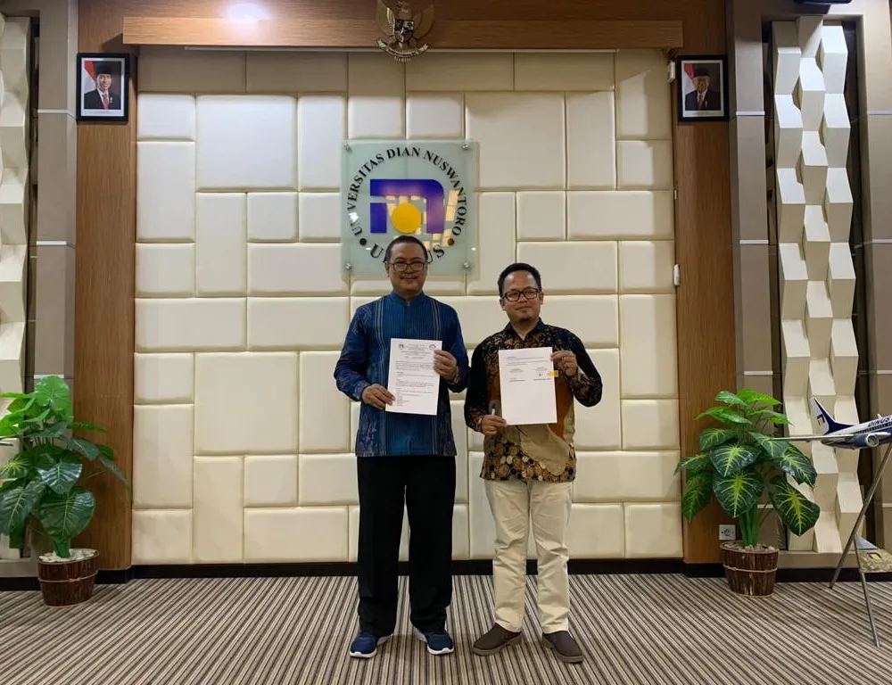 Penandatanganan Kerja Sama antara Udinus dengan ITG-