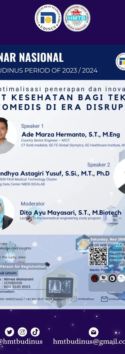 Semnas Teknik Biomedis Kenali Alat Kesehatan di Era Disrupsi