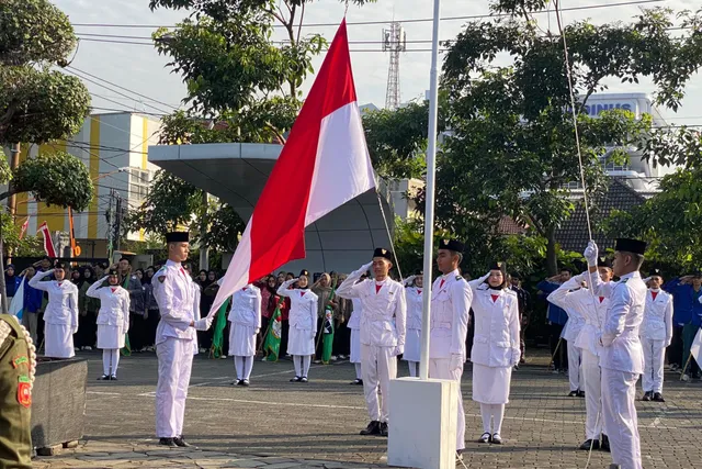 Rayakan HUT ke-80 Republik Indonesia, Udinus Gelar Upacara Khidmat Diikuti 80 Ormawa
